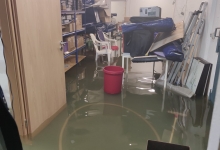 Hochwasser in der Geschäftsstelle